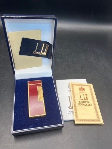 Dunhill lighter burgundy gold - burgundy,