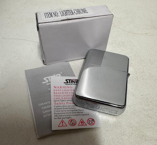 Star brand polished chrome - star,