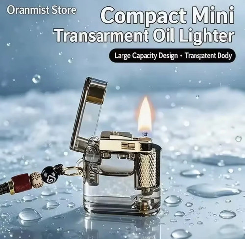 Transparent black mini petrol - transparent,