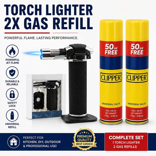 Jet flame torch - torch, lighter