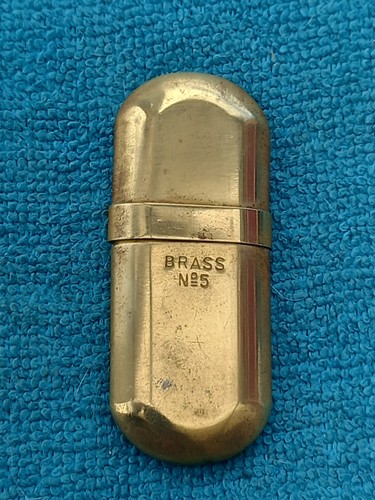 Brass petrol lighter - brass,