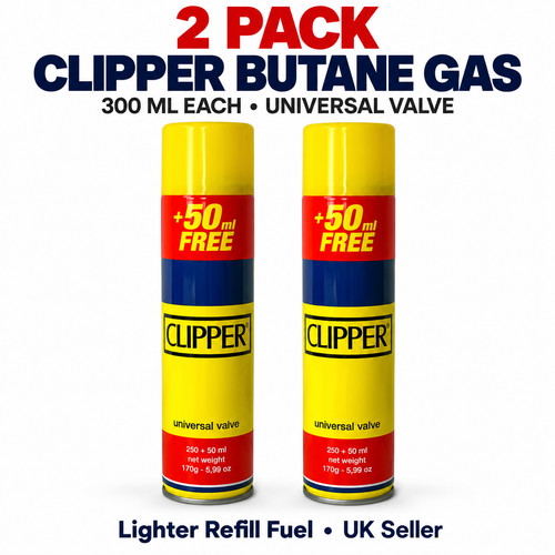 2pc clipper butane - clipper, gas