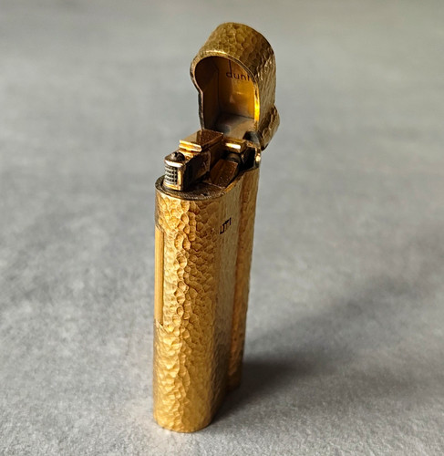 Dunhill gold tone hammered - dunhill,